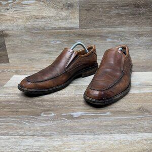 Ecco Windsor Brown Leather Loafers Men's Size EU 44